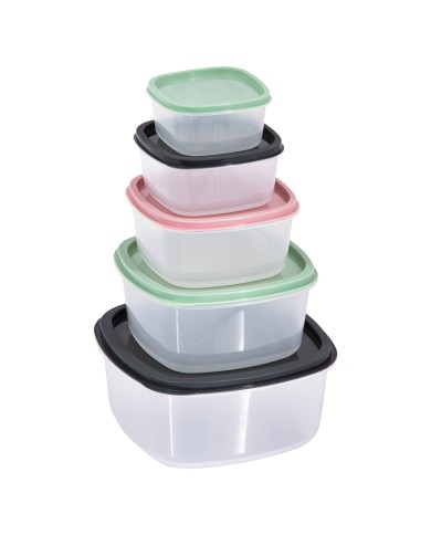 CONTENITORE PER ALIMENTI QUADRATO KEEPER pz. 5