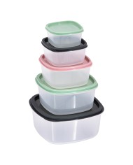 CONTENITORE PER ALIMENTI QUADRATO KEEPER pz. 5