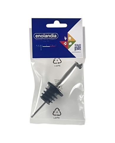 TAPPO VERSATORE 10,5 × 3 cm - colore nero
