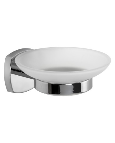PORTA SAPONE SERIE STARTER leghe metalliche - vetro opaco