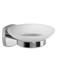PORTA SAPONE SERIE STARTER leghe metalliche - vetro opaco
