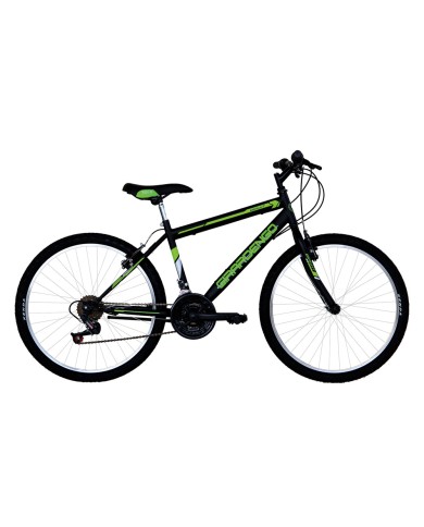 BICICLETTA UOMO MTB GIRARDENGO 24 - nero verde