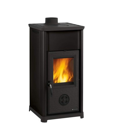 STUFA A LEGNA TEA 5.0 7 kW - colore nero antracite