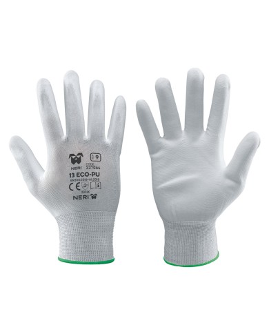 GUANTI 13 ECO-PU Tg. 7 bianco