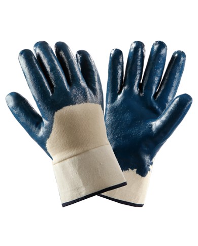 GUANTI NBR MANICHETTA IN TELA Tg.10 (XL)