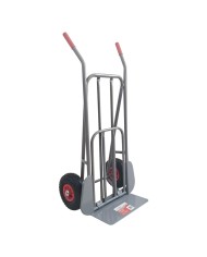 CARRELLO PORTAPACCHI CON PALA RIBALTABILE acciaio verniciato - portata 200 kg