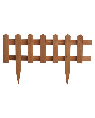 STECCATO IN LEGNO PER AIUOLE cm. 60 x 1 x h.35