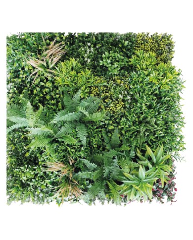 SIEPE ARTIFICIALE A PANNELLO QUADRATO JUNGLE mt 1 x 1