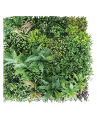 SIEPE ARTIFICIALE A PANNELLO QUADRATO JUNGLE mt 1 x 1