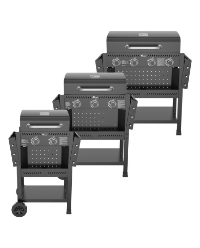 BARBECUE A GAS CARRELLATO