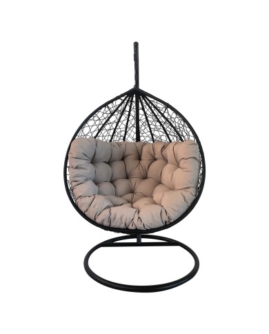 POLTRONA SOSPESA BAKU cuscino grigio chiaro - monoposto