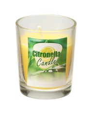 CANDELA ALLA CITRONELLA cm 5 x 6