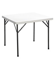 TAVOLO QUADRATO PIEGHEVOLE PARTY cm 87 x 87 x h. 74 - colore bianco