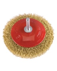 SPAZZOLA CIRCOLARE CONICA Ø mm 90 - gambo mm 6