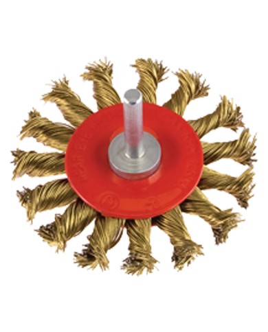 SPAZZOLA CIRCOLARE CON GAMBO Ø mm 100 - gambo mm 6