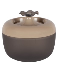 FONTANA PER GATTI MALAGA mod. fiore col. mocaccino - lt. 1,7