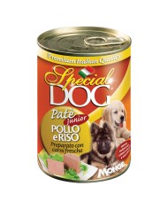 PATE PER CANI JUNIOR SPECIAL DOG pollo e riso - gr 400