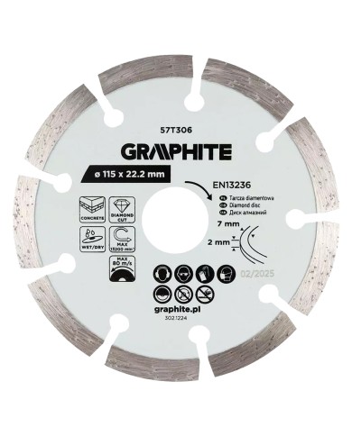 DISCO DIAMANTATO ø 115 mm - foro 22,2 mm