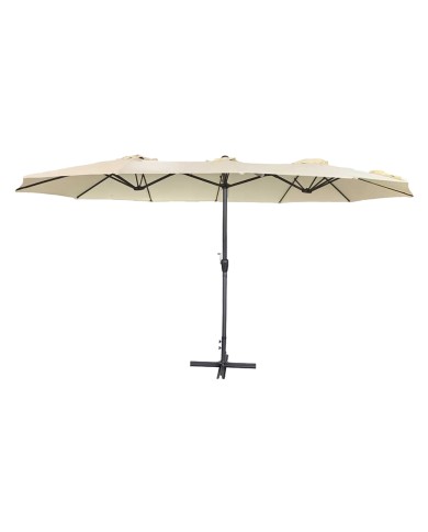 OMBRELLONE DOPPIO DA GIARDINO mt 2,7 x 4,6