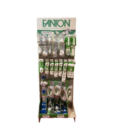 ESPOSITORE MATERIALE ELETTRICO 183 pezzi misti