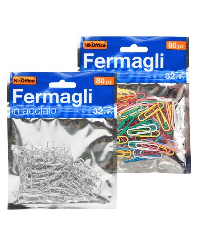 FERMAGLI PER CARTA metallo