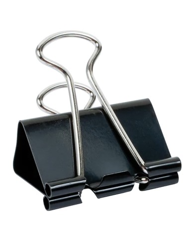 MOLLA FERMACARTE DOUBLE CLIP mm 19 - pezzi 10