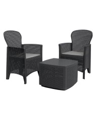 SET DA GIARDINO POLIPROPILENE TREE antracite