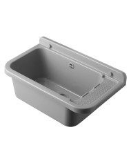 PILOZZO LAVATOIO DA PARETE cm 60 x 34 x h.21 - grigio