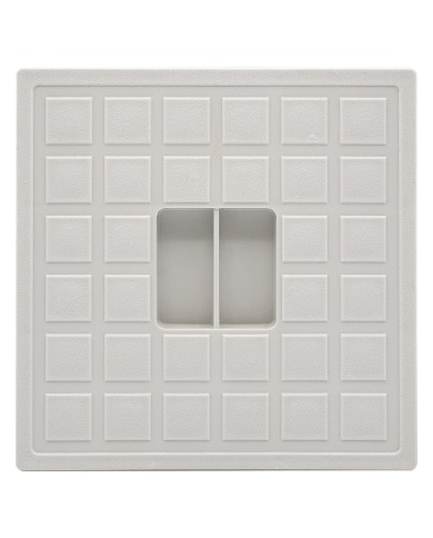 COPERCHIO QUADRO PER POZZETTO PLUVIALE mm 12,7 x 12,7 x h. 1