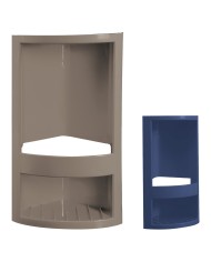ANGOLARE PER DOCCIA cm 14 x 14 x h.32,5 - bianco
