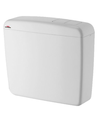 CASSETTA DI SCARICO WC ESTERNA SUPER KARIBA DUO cm 44 x 41,5 x 13,5