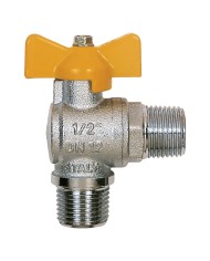 RUBINETTO A SFERA PER GAS A SQUADRA 1 2 MM