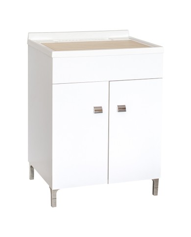 MOBILE LAVATOIO DANA cm 60 x 50 x h.84 - laccato bianco