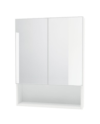 SPECCHIERA DA BAGNO DOPPIA ANTA 933 cm 62 x 15,5 x h.81 - bianca
