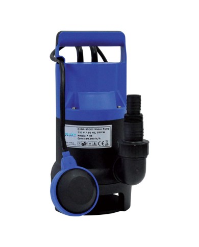 ELETTROPOMPA SOMMERGIBILE IN PVC 750 watt - 13000 litri h - hp 1,0