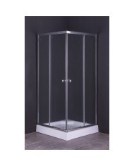 BOX DOCCIA CRISTALLO A DUE PORTE GIADA