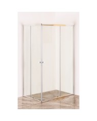 BOX DOCCIA CRISTALLO DUE PORTE ACQUA MARINA