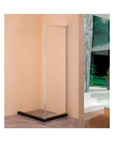 PANNELLO CRISTALLO FISSO PER BOX DOCCIA DIAMANTE cm 80 x H 185