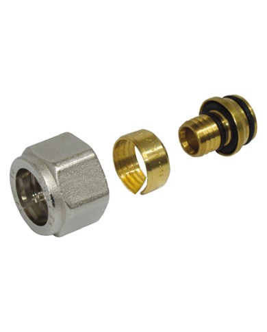 RACCORDO A COMPRESSIONE 1 2 - 16 x 2