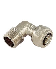 RACCORDO A STRINGERE CURVO 1604 20 x 1 2 - maschio