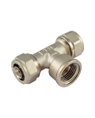 RACCORDO A STRINGERE A T FEMMINA 1609 20 x 3 4 x 20