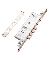 SERRATURA ELETTRICA DA INFILARE TRIPLICE PER PORTE BLINDATE ART. 72.14ELE E 47 - scatola mm 234 x 78