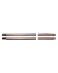 COPPIA ASTE (93291) colore marrone
