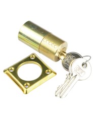 CILINDRO TONDO PER SERRATURA DA APPLICARE Ø 25 mm.