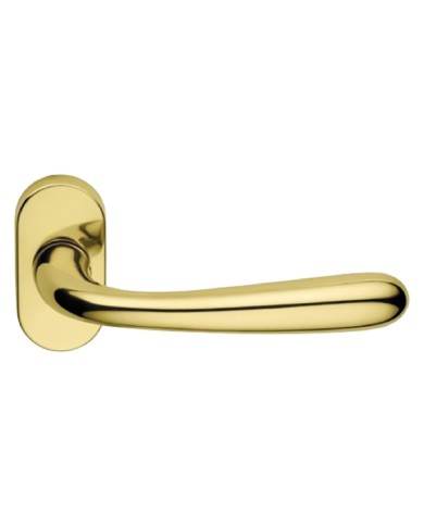 MANIGLIA PORTA BLINDATA ROSETTA OVALE GOCCIA