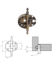 CERNIERA PER MOBILI A0057