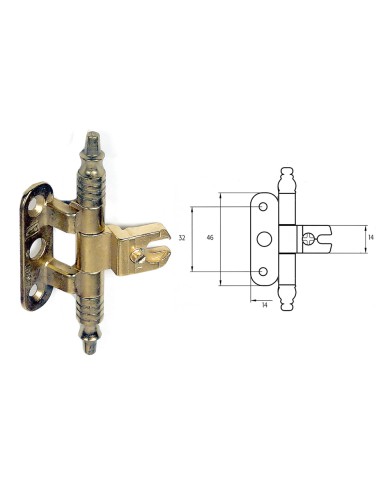 CERNIERA PER MOBILI A0113
