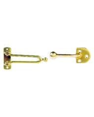 FERMAPORTA CON GANCIO ottone lucido