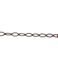 CATENA ORNAMENTALE PRETAGLIATA CATTEDRALE 2,5 mt - bronzata
