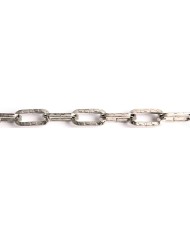 CATENA ORNAMENTALE PRETAGLIATA MARTELLATA QUADRATA 2,5